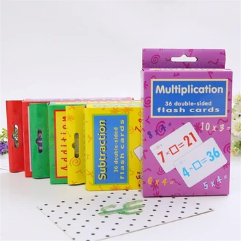 Ensino de matemática Cartão de ensino Preenchendo O espaço em Branco de Matemática Cartão de Brinquedos para Crianças de Pré-escola Ferramenta  5