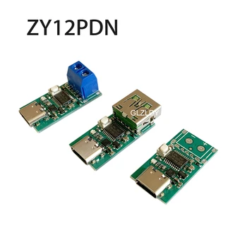 5Pcs/monte USB-C PD2.0/3.0 para Conversor DC Fonte de Alimentação do Módulo Chamariz de Carga Rápida Gatilho Sondagem Sondagem Detector Testador(ZY12PDN)  0