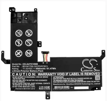 Cameron Sino 3600mAh bateria para ASUS VivoBook Flip TP510 TP510UA 0B200-02720000 B31N1708 (3ICP5/57/81)  5