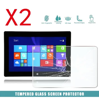 2Pcs Tablet de Vidro Temperado de Protetor de Tela para Cobrir o Microsoft Surface 2 Tablet HD de Proteção para os Olhos Temperado Filme  3