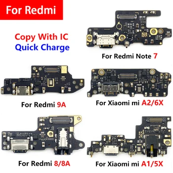 10 Pcs Para Redmi Nota 10 Pro Plus 5G Dock Conector de Carregador Micro USB Porta de Carregamento do cabo do Cabo flexível do Conselho de Peças de Reposição  2