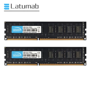 Latumab Memoria RAM DDR3 8GB 16GB 32GB 2133MHz Trabalho de Memória PC3-17000U 240pino 1,5 V RAM DIMM DDR3 PC do Módulo de Memória  4
