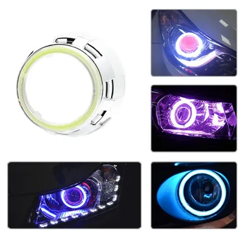 LED Super Brilhantes Olhos de Anjo Farol de Luz da Noite de 60mm, 70mm 80mm 90mm 100mm Carro Moto DRL Luz da Lâmpada do Bulbo  10