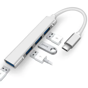 HUB USB 3.0 USB 2.0 Multi-C Divisor de Adaptador de Expansor Tipo C Hub para a Lenovo Xiaomi Acessórios Mouse Teclado Dispositivo Periférico  5