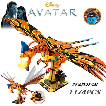 Novo Disney Avatar Iluminado Mundo de Pandora Estrelas Avatar Guerras Espaço de Construção de Blocos, Tijolos de Brinquedos para Crianças de Adultos Filho Dom  5
