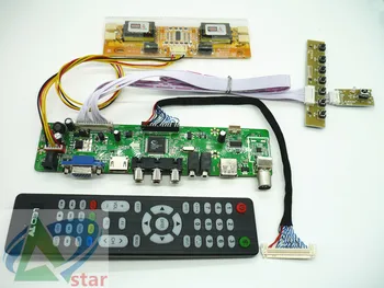 TV+HDMI+VGA+AV+USB+ÁUDIO, TV LCD placa de 17
