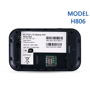 Bolso 4G LTE Roteador Repetidor Wifi Rede Expansor de ponto de acesso Móvel sem Fio Mifi Modem Roteador Com Slot para Cartão SIM  3