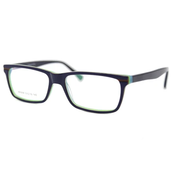 LORETOROSA Praça Óculos com Armação de Design Clássico, Retângulo Verde Preto Prescrição de Óculos Myopoia Hipermetropia Óculos  5