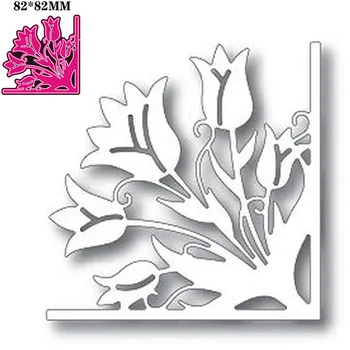 Tulip Canto 2021 de Metal de Corte Morre Estênceis para Scrapbooking Carimbo/Álbum de Fotos Decorativo em Relevo o Papel de DIY Cartões  1