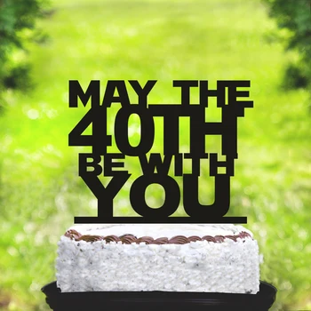 Pode o 40º Ser com você cake topper,aniversário de 40 anos do bolo topper,40 bolo de aniversário engraçado,engraçado topper,caras bolo de aniversário topper  0