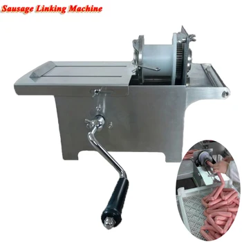 Manual de Salsicha Vinculação Máquina de Mão em Aço Inox-circulante Salsicha de Subordinação e de Amarração da Máquina de 32mm 9kg  2
