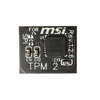 TPM 2.0 Segurança de Criptografia Módulo Remoto Cartão de 12 Pinos SPI TPM2.0 Módulo de Segurança para placa-Mãe MSI  0