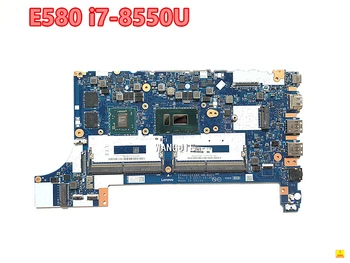 Para Lenovo ThinkPad E580 placa-mãe I7-8550U 2GB DDR5 Usado Notebook placa-Mãe FRU 01LW201 EE480/EE580 NM-B421 100% Funcionando  0