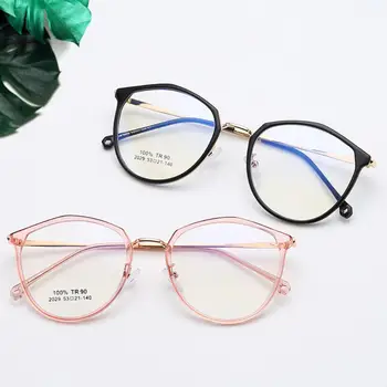 Polígono Irregular TR90 Óculos com Armação de Moda Transparente, Óculos de Armação Unissex  5