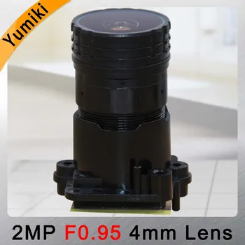 Yumiki F0.95 F1.0 4mm focal da Lente de 2MP 1/2.7