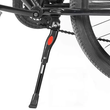 Preto/Branco Ajustável MTB Estrada de Bicicleta Suporte de apoio de Estacionamento, Rack de Bicicleta de Montanha de Apoio Side Kick Stand braçadeira de Pé de Bicicleta de Específico  0