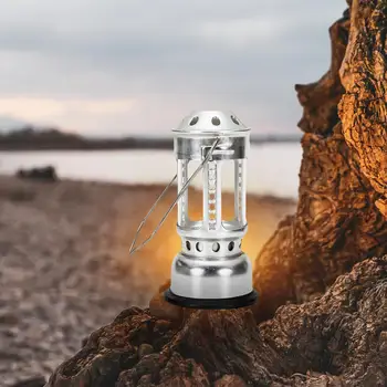 Metal Tealight Titular Pendurar Lanterna à prova de Vento Castiçal para Camping Pesca de Casamento  10