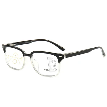 Quente PC Anti-azul Multifocal Progressiva Óculos de Leitura Mulheres Zoom Inteligente Idosos Óculos Homens Lucrativo Presbiopia Óculos  10
