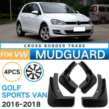 Carro Mudflaps Para o Golf 7 MK7 Esportes Van Hatchback 2016-2018 guarda-lamas Fender Lama Aba Protetor de Respingo de Acessórios para carros  5