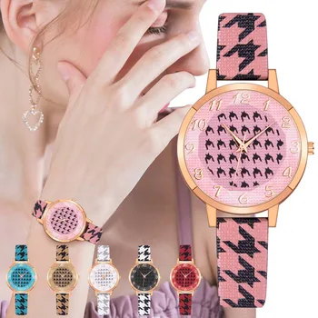 OTOKY das Mulheres relógio de quartzo do office assistir a mulher do Retro estilo Britânico 2021 tendência nova temperamento simples women's Watch, relógio femi  5