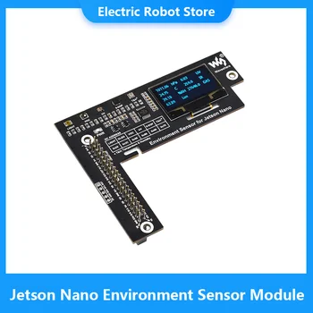 Waveshare Ambiente Módulo Sensor Projetado Para Jetson Nano, I2C Bus, Com 1,3 polegadas OLED  5