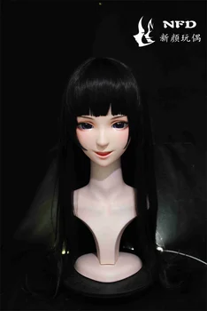 (NFD069)Personalizar a Cabeça Cheia Com Bloqueio Travestir de Boneca Feminino/Garota de Anime Japonês do Personagem de banda desenhada do Kig Cosplay Kigurumi Máscara  3