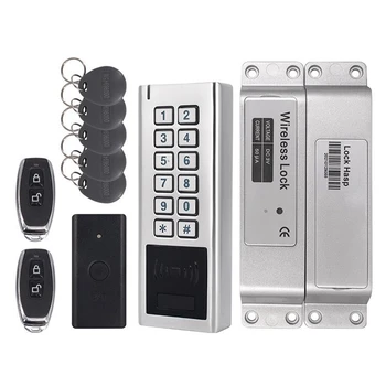 Exterior Smart Door Lock Kit DIY Senha de cartões eletrônicos de Controle de Acesso All-In-One Máquina Impermeável Sistema de Controle de Acesso  5