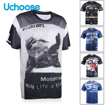 2022 Nova Temporada de Novo a Impressão 3D de motos de Motocross, masculina Casual T-Shirt de Bicicleta de Montanha de Manga Curta  5
