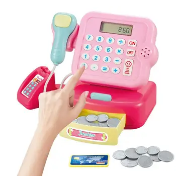 Caixa Electrónica Brinquedo Fingir Dinheiro De Caixa E Registo Do Registo De Dinheiro Brinquedos Educativos Para Fingir Jogos De Rpg  5