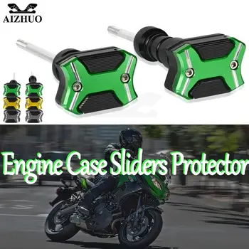 A Motocicleta Para A Kawasaki Versys 650 2015 Versys650 Quadro De Crash Pads Motor De Guarda Pad Caso Cursores Proteger O Motor Cair Protetor  5