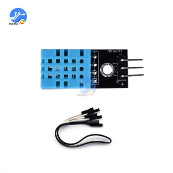 DHT11 Sensor de Temperatura E Umidade Módulo Interruptor Digital 20%-95% 0-50 graus Sensor E o Módulo Para o Arduino e Eletrônica DIY  5