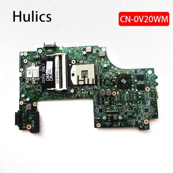Hulics Usado CN-0V20WM 0V20WM V20WM Laptop placa-Mãe Para Dell Inspiron 17R N7010 Placa Principal DAUM9BMB6D0 HD5470M GPU  5
