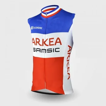 À prova de vento 2020 ARKEA SAMSIC EQUIPE Campeã da França sem Mangas do Casaco de Ciclismo Colete de Gilet Mtb Roupas de Bicicleta Maillot Ciclismo  3