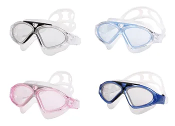 O transporte livre! Adulto unisex grande quadro de alta-definição anti-nevoeiro UV de natação, óculos de natação, óculos de natação desgaste(4 cores)  5