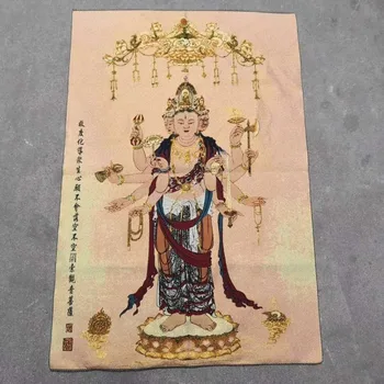 Chinês boutique coleção thangka religiosa bordado(Bu kong suo guan yi)  5