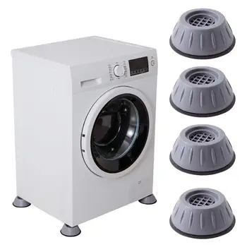 4Pcs Universal Pés Anti-Vibração Almofadas Máquina de Lavar Tapete de Borracha Anti-Vibração Pad Frigorífico, Secador de Base Fixa Pad  10