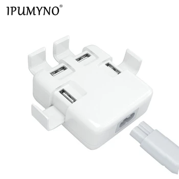 IPUMYNO NÓS UE Plug reino UNIDO 4 Portas Múltiplas Parede USB Carregador de 40W 8A Inteligente Adaptador de Telefone Móvel, Tablet, Dispositivo de Carregamento Para iPhone iPad  5