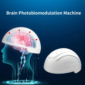 2022 Nova Tecnologia Doença Cerebral Terapia do Infravermelho Próximo, a Luz Vermelha do DIODO 810nm Neuro Tecnologia PBM Fotobiomodulação Capacete  10