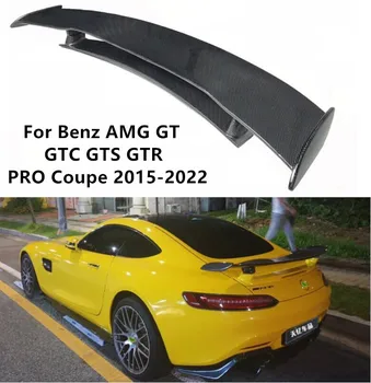 Spoiler Para a Mercedes-Benz AMG GT GTC GTS GTR Coupé 2015 2016 2017 2018 2019 2020 2021 Asa Lábio Cauda Tronco Spoilers em Fibra de Carbono  3