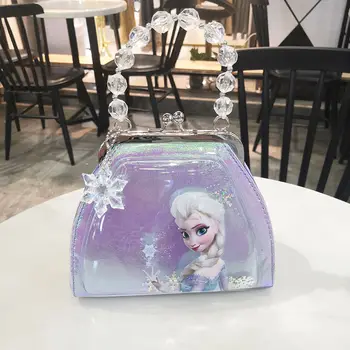 Disney CONGELADOS Elsa Bolsa da menina bolsa de moda zero carteira saco do mensageiro do Presente das crianças  10
