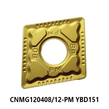 Original CNMG120408-PM CNMG120412-PM YBD151 Torno de corte para Ferro Fundido CNMG 120408 120412 Pastilhas de metal duro Ferramentas de Torneamento, Corte  5