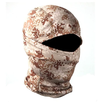 Táticas de Camuflagem Balaclava Máscara facial CS Wargame Exército de Caça de Bicicleta Capacete dos Esportes Forro Cap Militar Multicam CP Cachecol  5