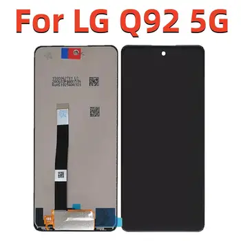 Original Para LG Q92 5G tela LCD Touch screen Digitalizador Assembly Com Moldura Para LG q92 Tela de Substituição de Peças de Reparo 6.7