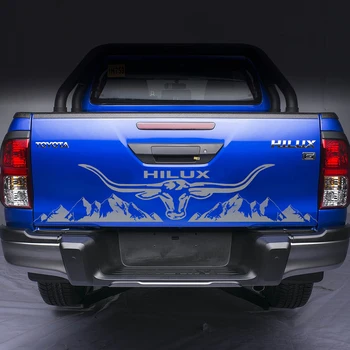 Acessórios para carros cabeça de boi montanha de Captação de Bafflecar decalque Moldura de Vinil Envoltório Número de Decalques Adesivo no Carro para Toyota HILUX  10