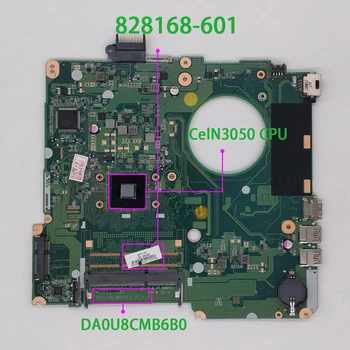 Genuíno 828168-601 828168-001 DA0U8CMB6B0 CelN3050 CPU para computador Portátil placa-Mãe placa-mãe para o HP 15 15-Série F NoteBook PC  2
