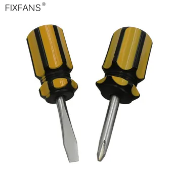 FIXFANS Pequena Alça Stubby chave de Fenda Conjunto, PH2 chave de Fenda Phillips e 6mm de Cabeça escareada com Fenda chave de Fenda  5