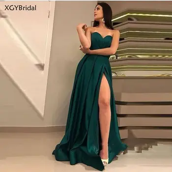 Chegada nova 2021 Querida A Elegante Linha Vestido de Noite Sexy sem encosto de primeira Divisão Vestido de Noite вечернее платье Vestidos  5