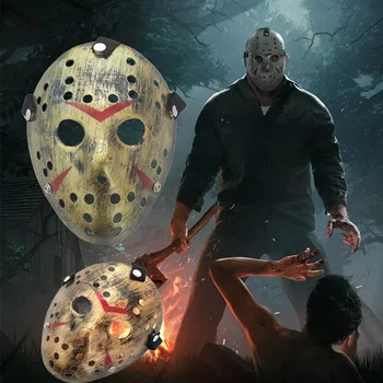 Jason Máscara de Hóquei de Halloween Assassino da Máscara de Horror Cosplay, festa a Decoração Máscara de Natal Máscaras de V de Vingança máscara para homens  4