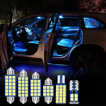10pcs Carro Lâmpadas LED Interior Dome Lâmpadas Luva Caixa de Espelho de maquilhagem Luzes Para a Volkswagen VW Bora, Jetta MK4 2002-2008 Acessórios  5