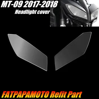 PARA a YAMAHA MT-09 MT09 MT 09 de 2017 2018 Acessórios da Motocicleta Farol de Protecção Tampa  4